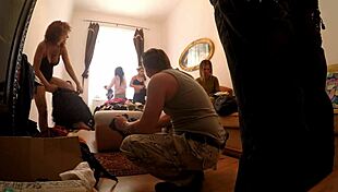 tight ass girls party with lots of panties and skirts pussy wedgie try on haul to dance and twerk