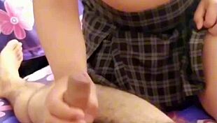 Students Fuck Tasty Brunette Hard After School