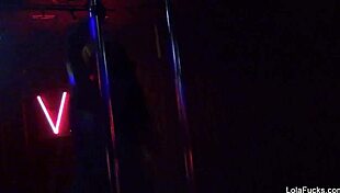 What Does Lola Foxx Do Backstage with Her Tits and Ass?