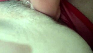 I'm so horny, sliding dildo into my hairy pussy