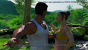 Detailed hentai scene of bikini girls tanning in retrieving the past e3 11