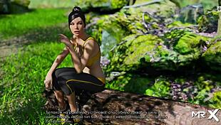 Detailed hentai scene of bikini girls tanning in retrieving the past e3 11