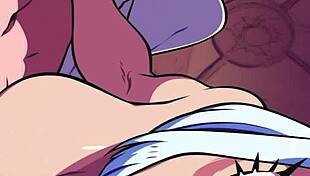 Vampire Enjoying A Treat.