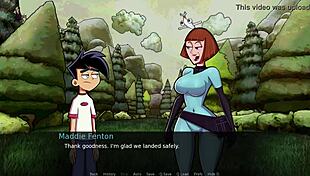 Danny Phantom Amity Park: Milf Redhead Battles Ghost Knights