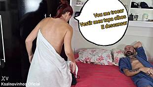 Blindfolded Wife Feels Husband's Friend Inside Her