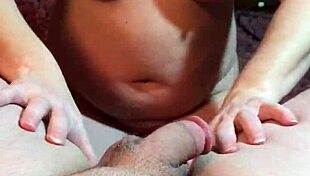 husbands first on-camera blowjob from hot wife