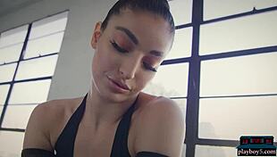 Skinny teen 18+ latina EMILY WILLIS SHOWS OFF her TIGHT petite 18+ body to playboy