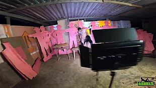 Behind The Scenes! Gabriela Ramos Fucking Monster Cock In Carpentry!