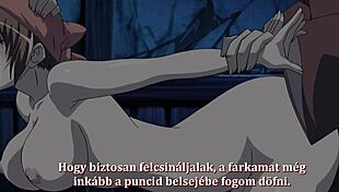 Hentai samurai hormone animation with Hungarian subtitles