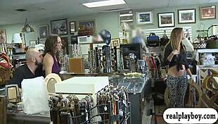 Girl Swims Topless In Monofins For Cash