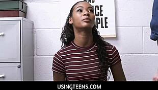 usingteen 18+s - isla biza got caught stealing and now at the office for a complete cavity check she complies