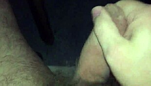 Me jerking off my hairy cock to cumshot in detailed session