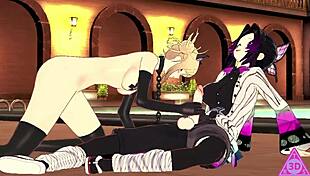 Toga shinobu's futanari adventures ignite intense desires with blowjobs and cumshots