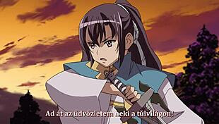 Hentai samurai hormone animation with Hungarian subtitles