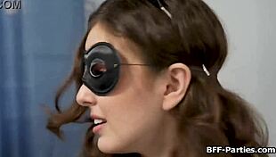 Sucked By Burglars In See Through Bodysuit!