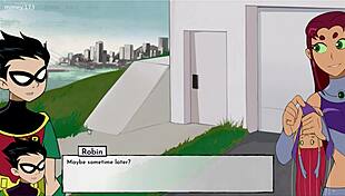 in 18titans episode 51 the hentai cartoon game anime unfolds with epic battles