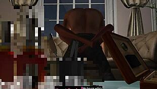 the tough guy got broken in and loved it. cartoon sex turns him on.