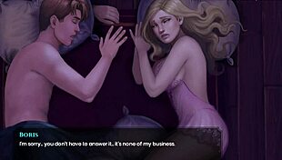 Boris's cock hardens as Myrtle shows off in lingerie.