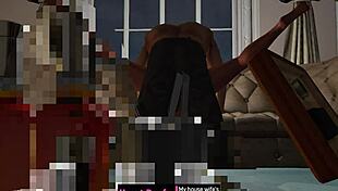 the tough guy got broken in and loved it. cartoon sex turns him on.