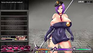 powerful slime almost defeats policewoman in karryns prison ep6