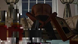 the tough guy got broken in and loved it. cartoon sex turns him on.