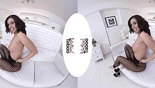 are you ready for this wet shaved pussy in fishnets?