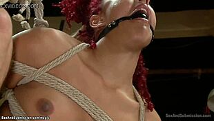 i bound this curly ebony sub and anal banged her hard