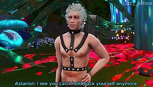 Astarion Fingers Horny Tav And Cums Inside - Sims 4 3D Animation Baldur's Gate III