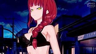 Makima In Chainsaw Man Animation With Bouncing Boobs