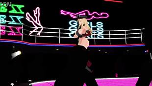 Mmd Bismarck Shakes Big Tits and Ass in 3D Anime