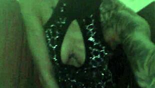 Blonde Cam Girl Rips Off Stockings to Show Wet Pussy