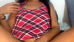 Bulge of a sultry Latina babe sizzling underwear