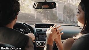 Eroticax: Emily Willis in Steamy Fireplace Quickie with Deep Action