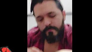 sex on the stairs trailer with bodybuilder blowjob