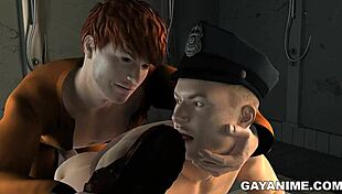 3D COP GETS RIMMED, FUCKED, AND TOYED!