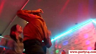 Cum Tasting Asian Babe at Crazy Orgy Party