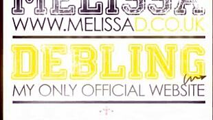 melissa debling relaxing in bed