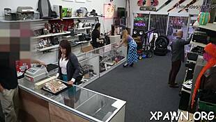 Reality Sex Unfolds in Store's Back Room with Nasty Action