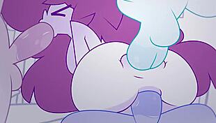 Jennys triple trouble in hentai group sex