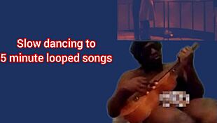 Couple Dancing For The First Time In Romantic Style