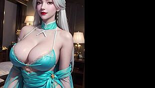 【AI PAINTING】 3D GUOMAN 'PERFECT WORLD' LIU SHEN'S BIG TITS AND FAT ASS INTENSELY DISPLAYED