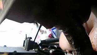 damn, sloppy dick sucking by ebony teen 18+ couple