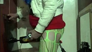 Homemade naughty play with toys and crossdressing by a bisexual amateur