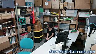 Bad Teen Thief Gets Fucked Hard!