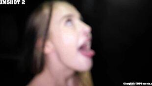 Stunning Athena On Her Knees For Gloryhole