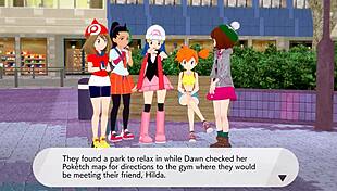 these mmd pokemon girls got tricked into being captured and hypnotized to dance naked 😲