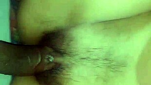 going crazy over big tits and monster cock in interracial cumshot