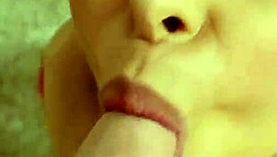 Beautiful POV Sucking Scene with Stunning Beauty in Close-Up