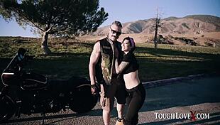 Toughlovex big tit beauty Katrina Jade fucked outdoors, doggystyle.