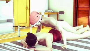 Hey, check this wild 3D animation couple banging hard